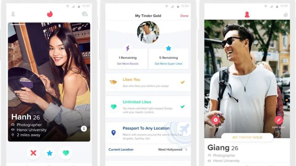 Bật mí cách xem ai thích mình trên Tinder mà không cần Gold, thông tin mới nhất 2024