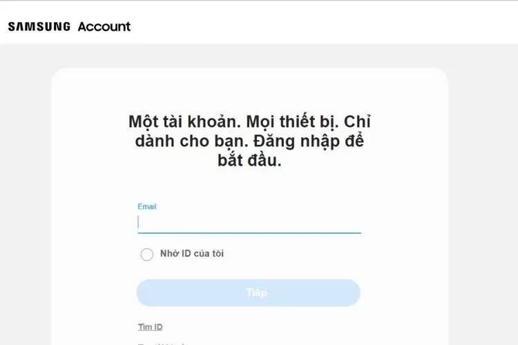 Bật mí cách xử lý khi quên mật khẩu Samsung Account đơn giản và chi tiết nhất