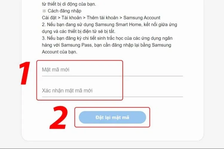 Bật mí cách xử lý khi quên mật khẩu Samsung Account đơn giản và chi tiết nhất