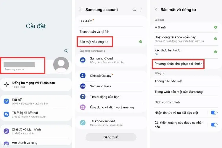 Bật mí cách xử lý khi quên mật khẩu Samsung Account đơn giản và chi tiết nhất