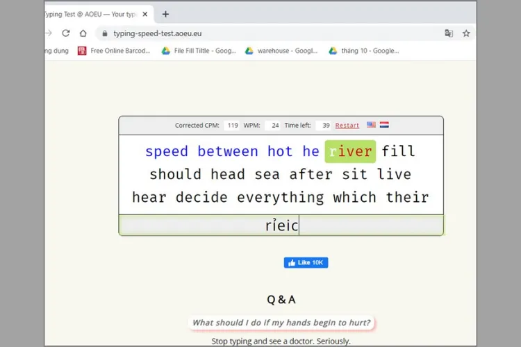 Bật mí những website kiểm tra tốc độ đánh máy cực chính xác, nhanh chóng và miễn phí