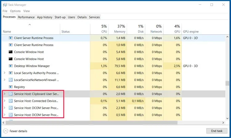 Bí mật 7 tiến trình thiết yếu của Windows có thể đang che giấu virus