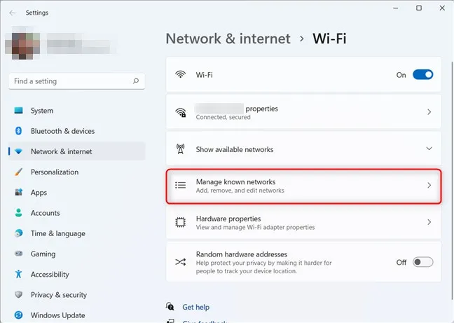 Bí quyết kết nối với mạng Wi-Fi ẩn trên Windows 11