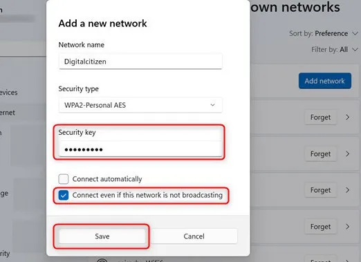 Bí quyết kết nối với mạng Wi-Fi ẩn trên Windows 11