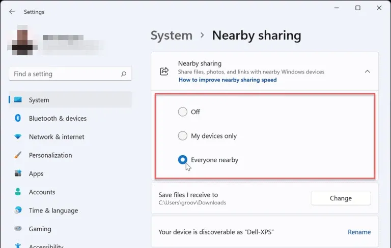 Bí quyết sử dụng Nearby Sharing chia sẻ dữ liệu cực nhanh trên Windows 11