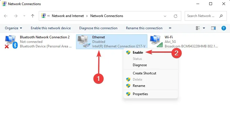 Bí quyết sửa lỗi kết nối Ethernet không hoạt động trên Windows 11