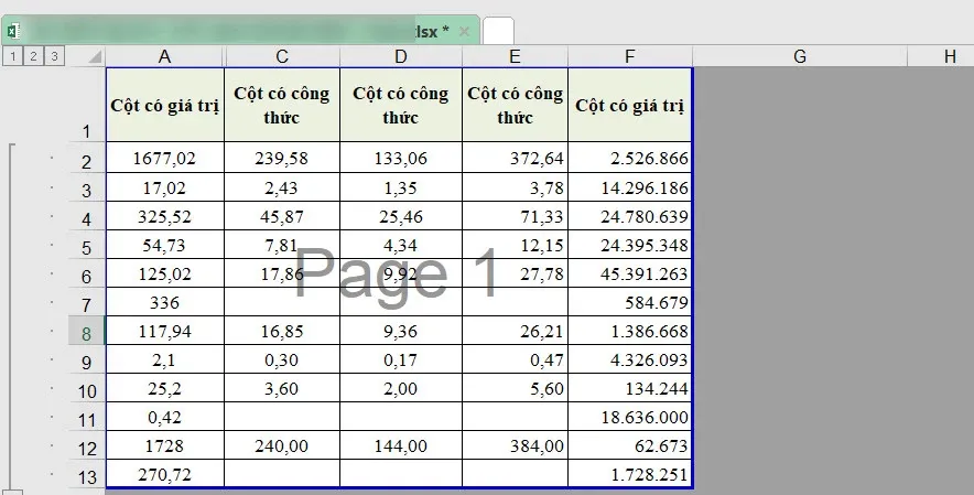 Bí quyết xóa nội dung trong Excel mà không xóa công thức