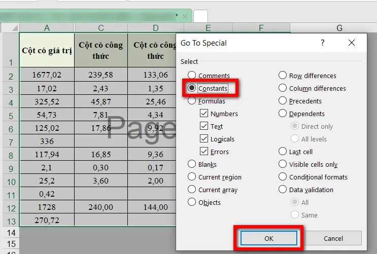 Bí quyết xóa nội dung trong Excel mà không xóa công thức