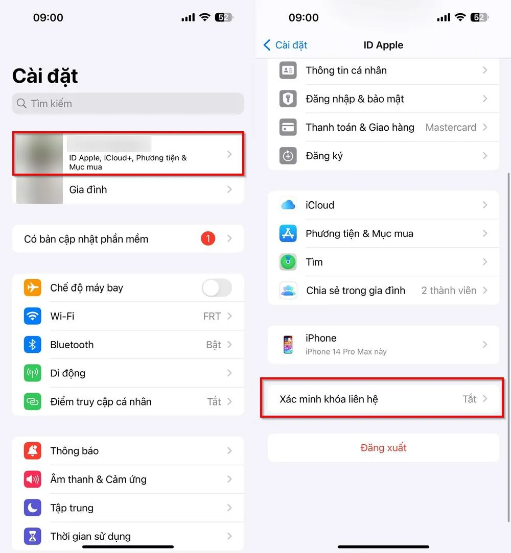 Bỏ túi ngay cách bật xác minh liên hệ iMessage trên iPhone thông qua tính năng xác minh khóa liên hệ