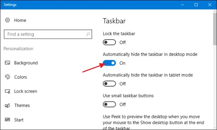 Bỏ túi ngay cách sửa lỗi thanh tác vụ (Taskbar) biến mất trên Windows 10