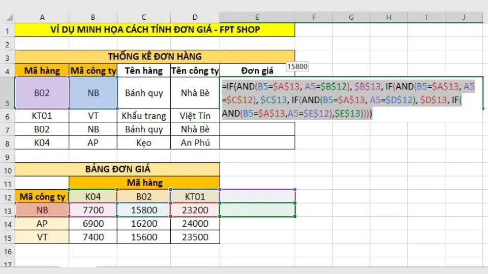 Bỏ túi ngay cách tính đơn giá trong Excel đơn giản, dễ nhớ, giúp tăng hiệu quả làm việc