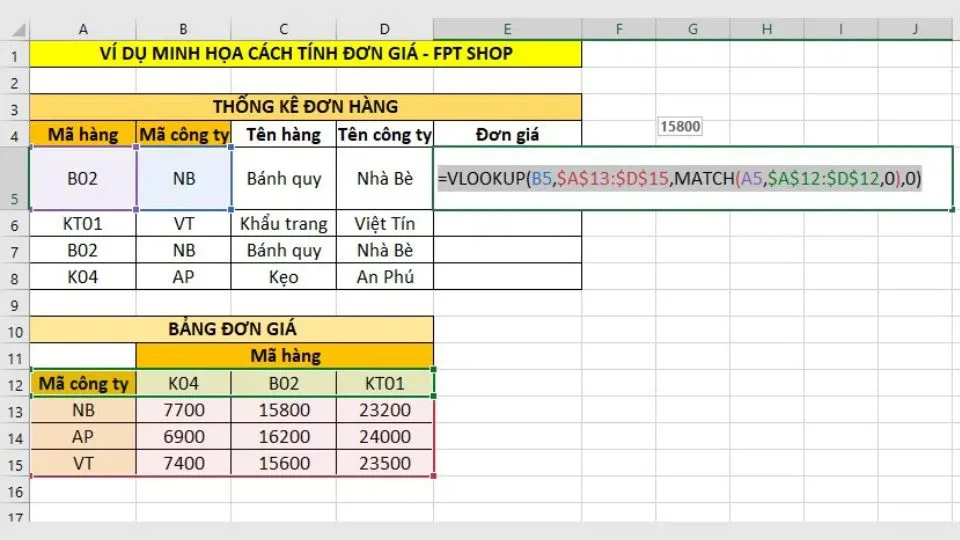 Bỏ túi ngay cách tính đơn giá trong Excel đơn giản, dễ nhớ, giúp tăng hiệu quả làm việc