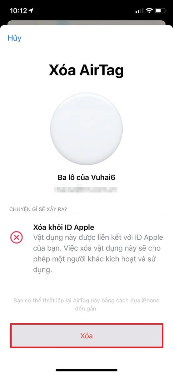 Các bước đơn giản để xóa AirTag khỏi Apple ID của bạn