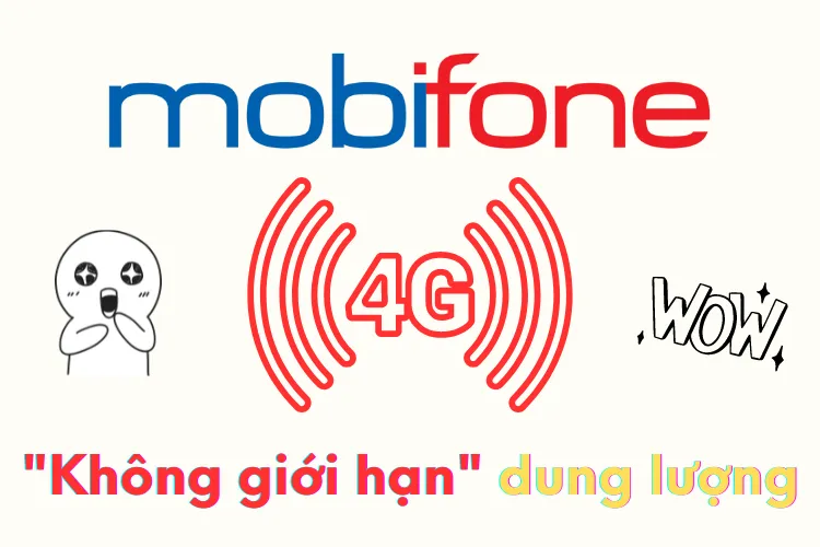 Các gói cước 4G MobiFone không giới hạn dung lượng trọn gói