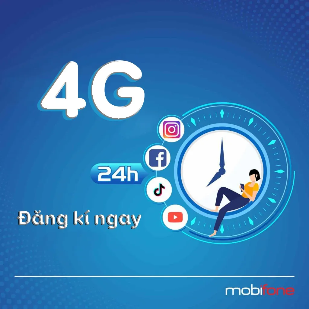 Các gói cước 4G MobiFone không giới hạn dung lượng trọn gói