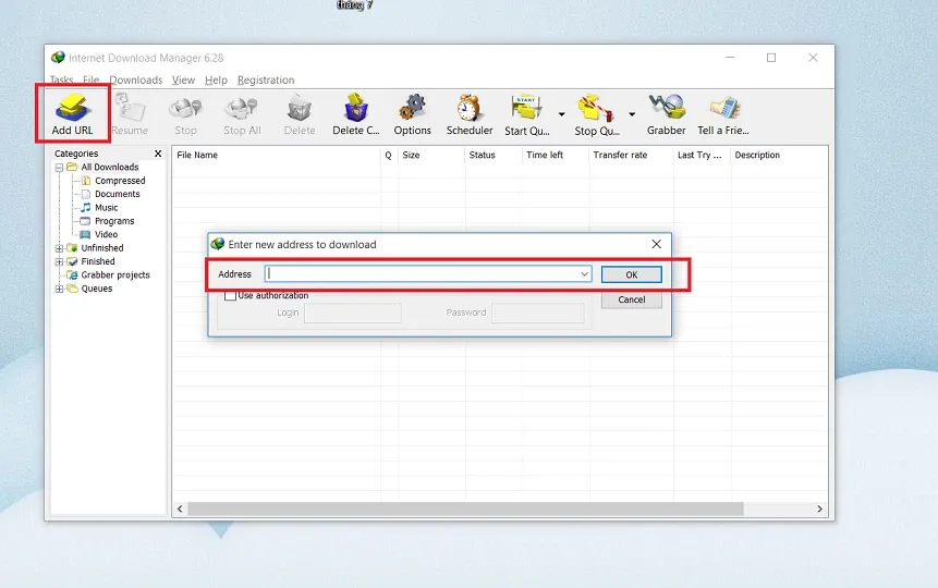 Cách add link và lấy link download vào IDM