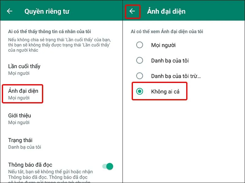 Cách ẩn ảnh đại diện WhatsApp của bạn trên Android cực dễ