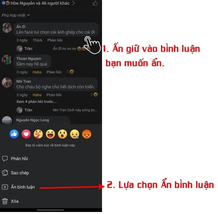 Cách ẩn bình luận trên Facebook chi tiết và dễ thực hiện