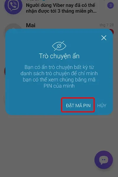 Cách ẩn cuộc trò chuyện quan trọng trên ứng dụng Viber cực dễ