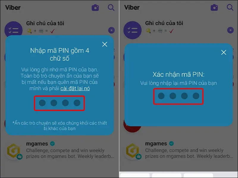 Cách ẩn cuộc trò chuyện quan trọng trên ứng dụng Viber cực dễ