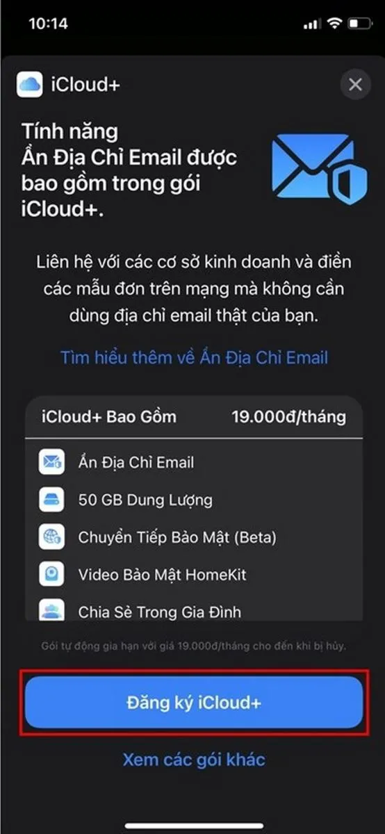 Cách ẩn địa chỉ Email trên iOS 15 cực đơn giản để tránh bị trường hợp spam nội dung quảng cáo