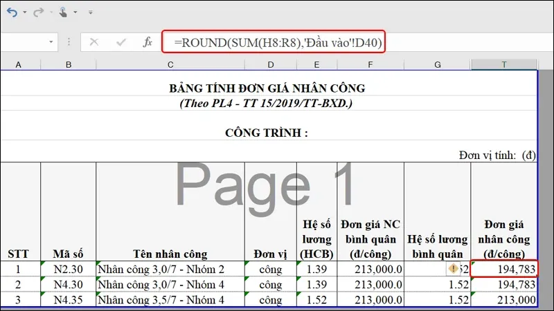 Cách ẩn hàm công thức tính trong Excel cực dễ