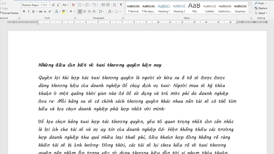 Cách ẩn hiện đoạn văn bản trong Word dành cho người mới