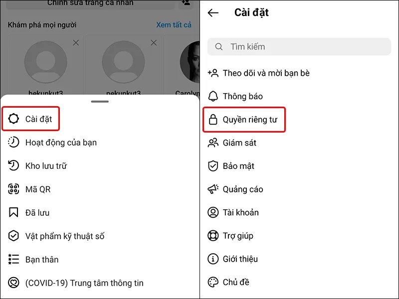 Cách ẩn lượt thích trên Instagram vô cùng đơn giản và nhanh chóng