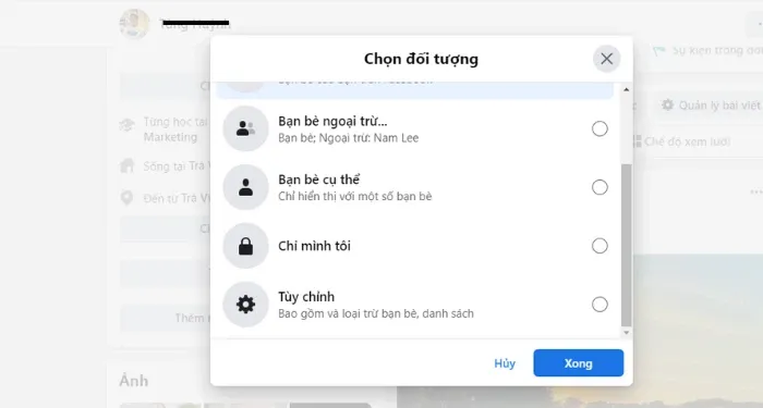 Cách ẩn tất cả bài viết trên Facebook trong nháy mắt