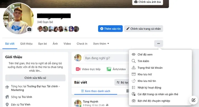 Cách ẩn tất cả bài viết trên Facebook trong nháy mắt