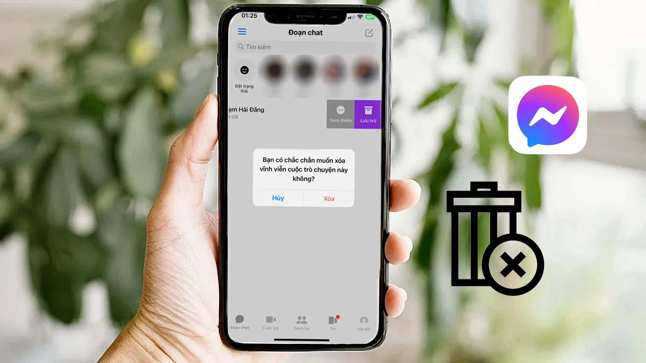 Cách ẩn tin nhắn Messenger và xóa tin nhắn để bảo vệ sự riêng tư cực nhanh gọn