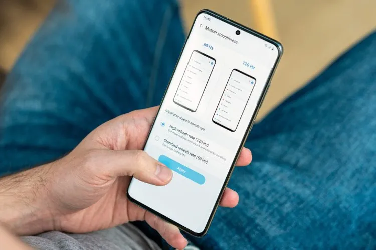 Cách bật 120Hz cho Samsung Galaxy S20 kể cả khi ở chế độ tiết kiệm pin