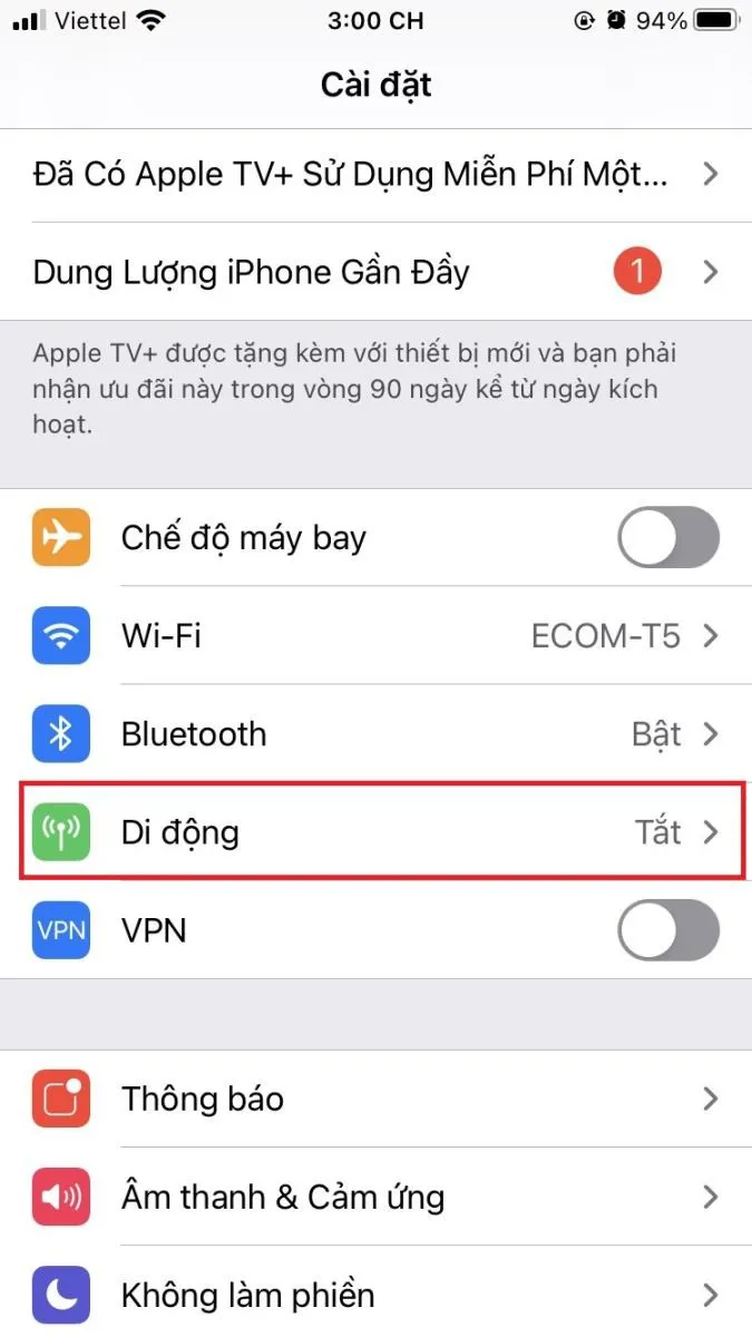 Cách bật 4G cho iPhone chỉ với vài thao tác đơn giản