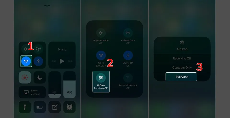 Cách bật AirDrop để chia sẻ dữ liệu trên iPhone nhanh chóng, dễ dàng!