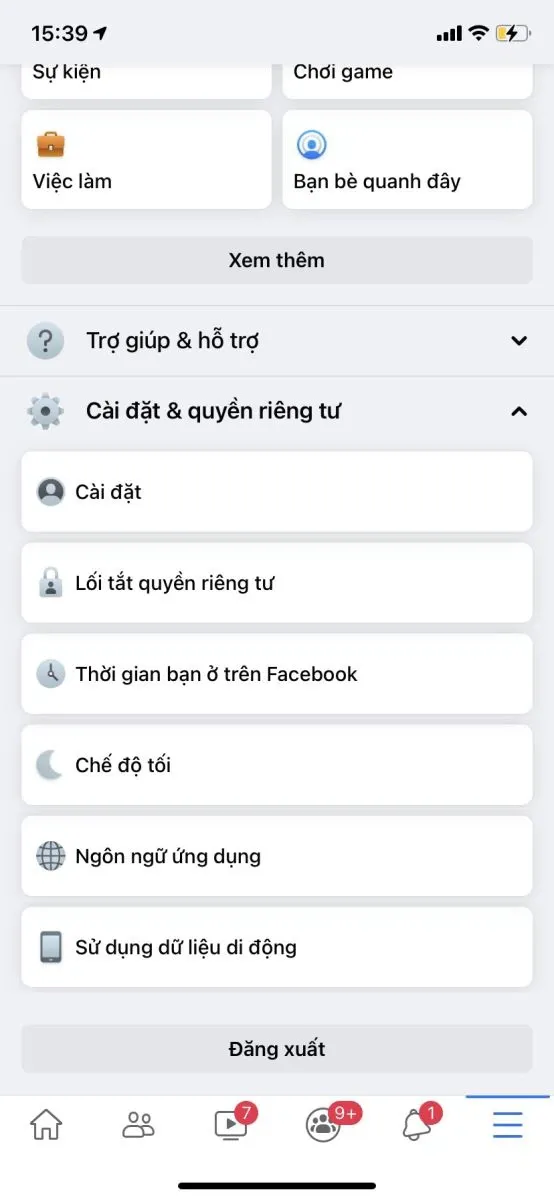 Cách bật bong bóng chat Messenger dành cho iPhone