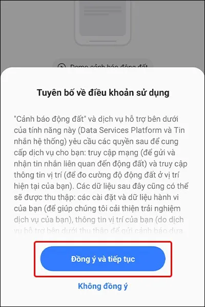 Cách bật cảnh báo động đất trên điện thoại Realme cực đơn giản