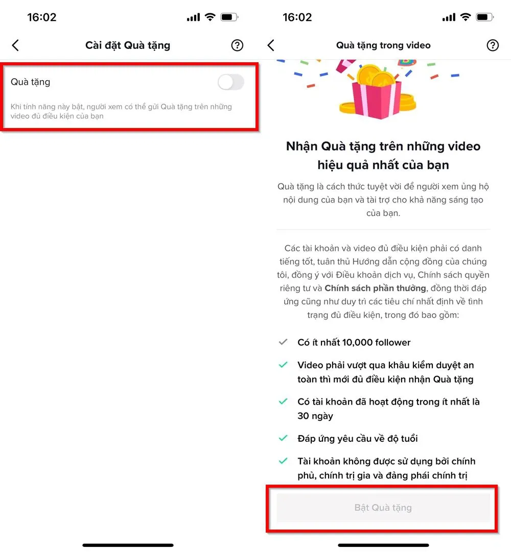 Cách bật chế độ Quà tặng trên TikTok để nhận được quà tặng từ người xem thông qua video của bạn