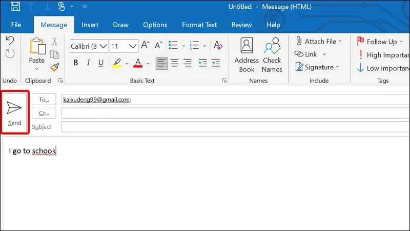 Cách bật kiểm tra chính tả email Outlook cực đơn giản