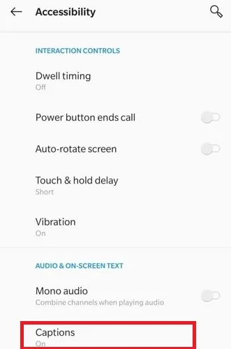 Cách bật Live Caption cho video trên Android