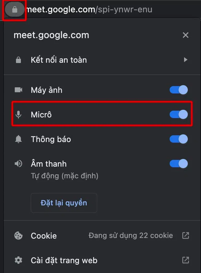 Cách bật Micro trên Google Meet siêu dễ