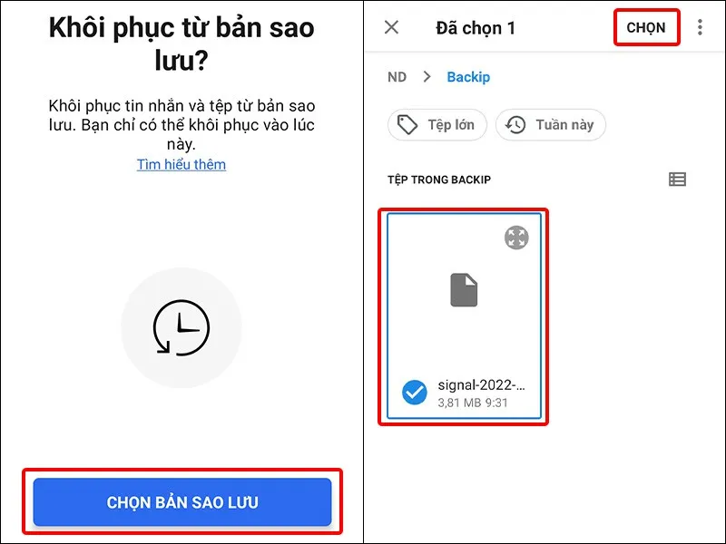 Cách bật sao lưu tin nhắn trên ứng dụng Signal cực dễ