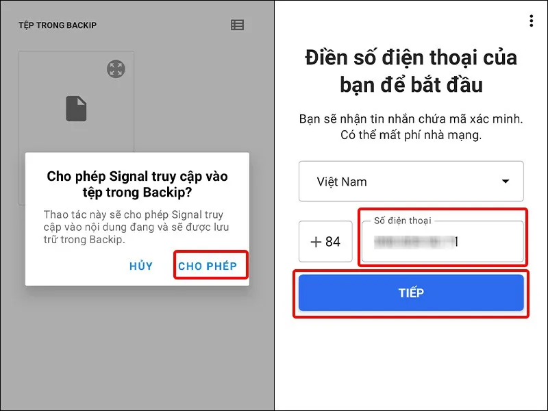 Cách bật sao lưu tin nhắn trên ứng dụng Signal cực dễ