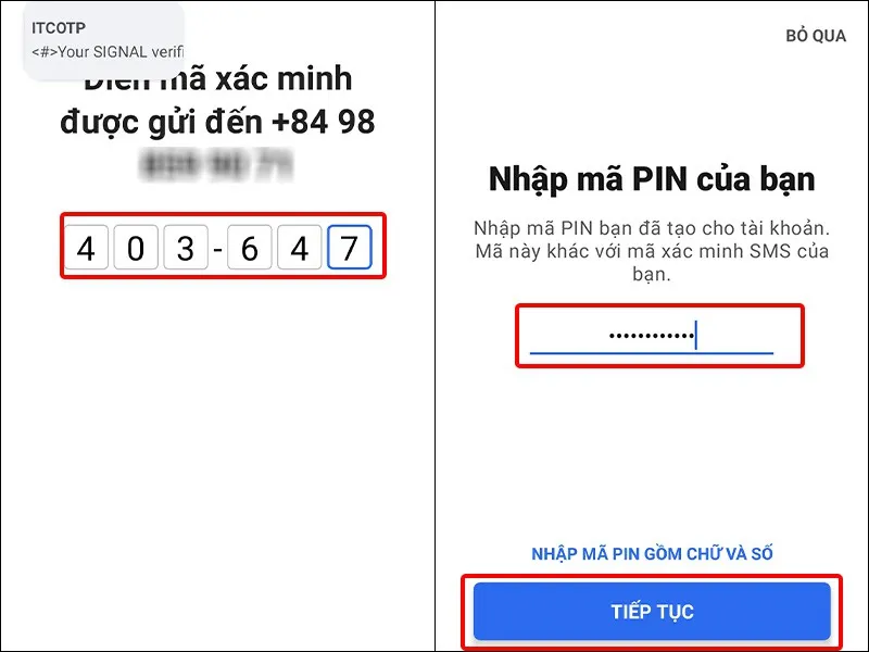 Cách bật sao lưu tin nhắn trên ứng dụng Signal cực dễ