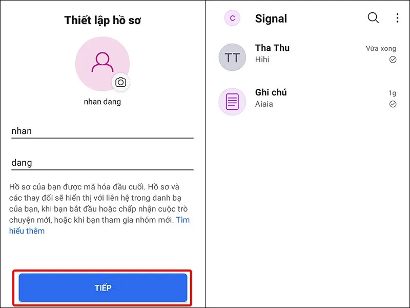 Cách bật sao lưu tin nhắn trên ứng dụng Signal cực dễ