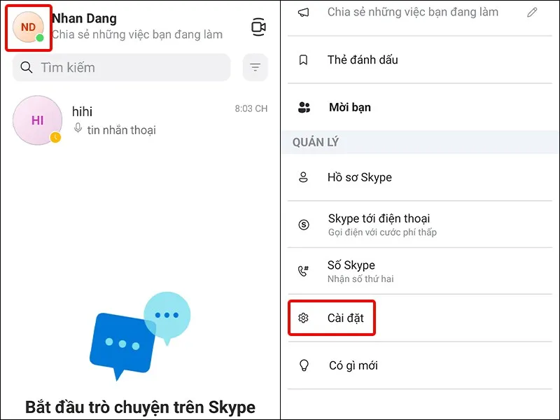 Cách bật, tắt chia sẻ vị trí trên ứng dụng Skype cực nhanh chóng