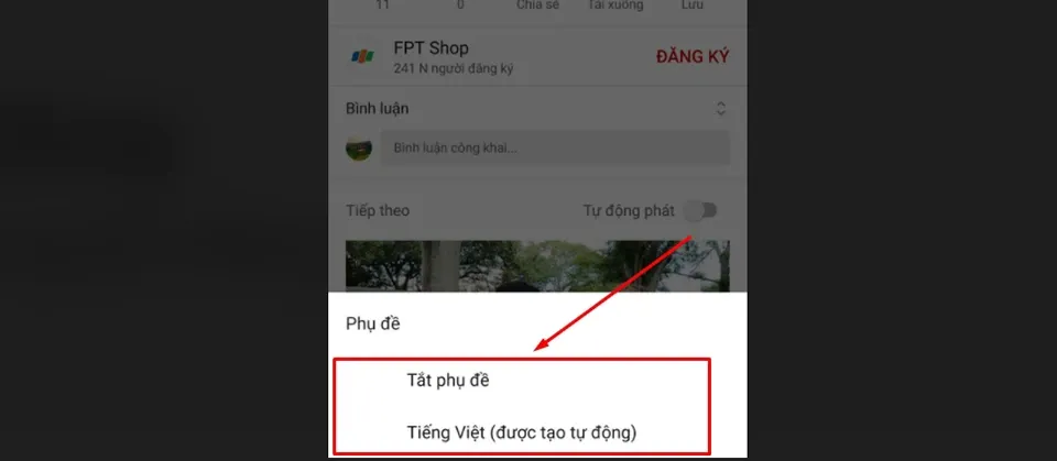 Cách bật, tắt và tùy chỉnh hiển thị phụ đề YouTube trên điện thoại