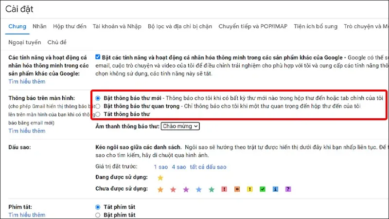 Cách bật thông báo Gmail trên điện thoại và trên desktop máy tính đơn giản nhất