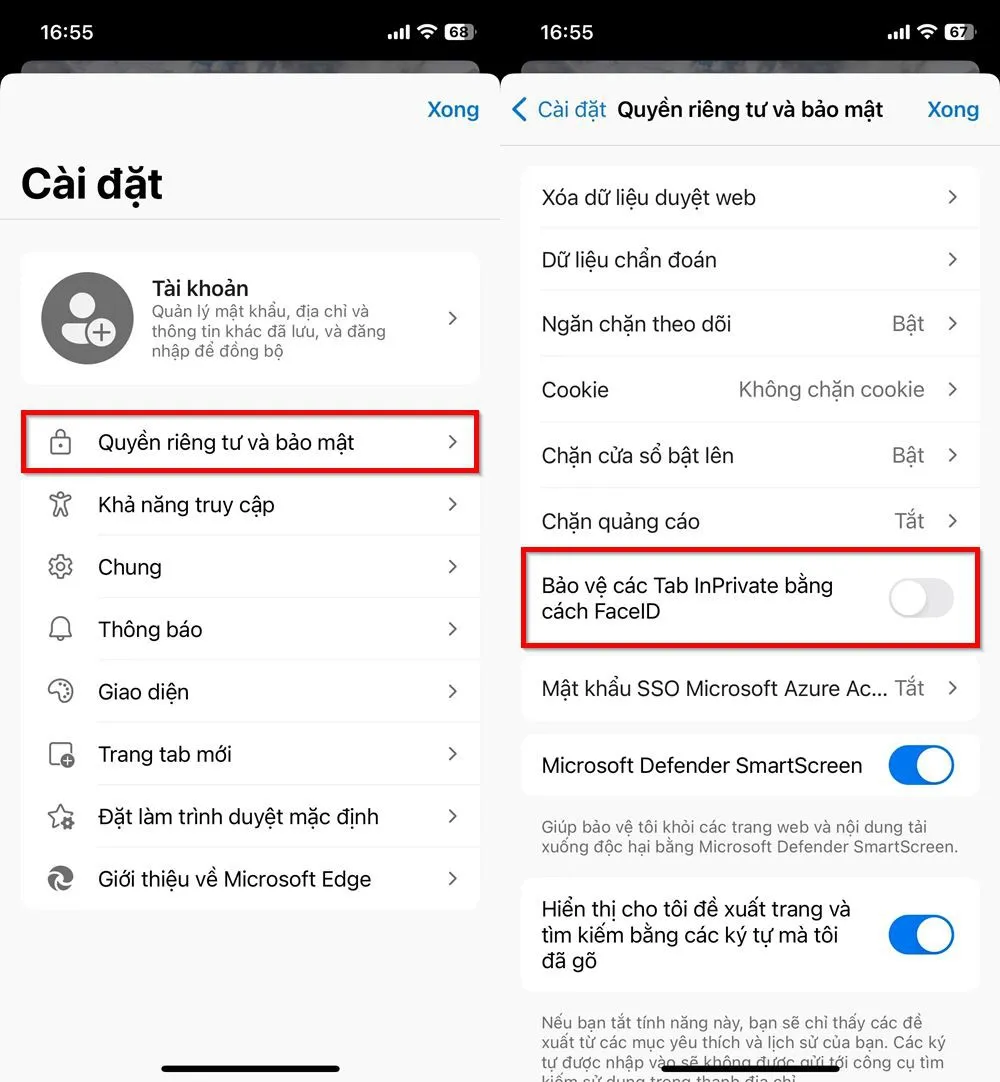 Cách bật tính năng bảo vệ tab riêng tư Microsoft Edge trên iOS bạn không nên bỏ qua