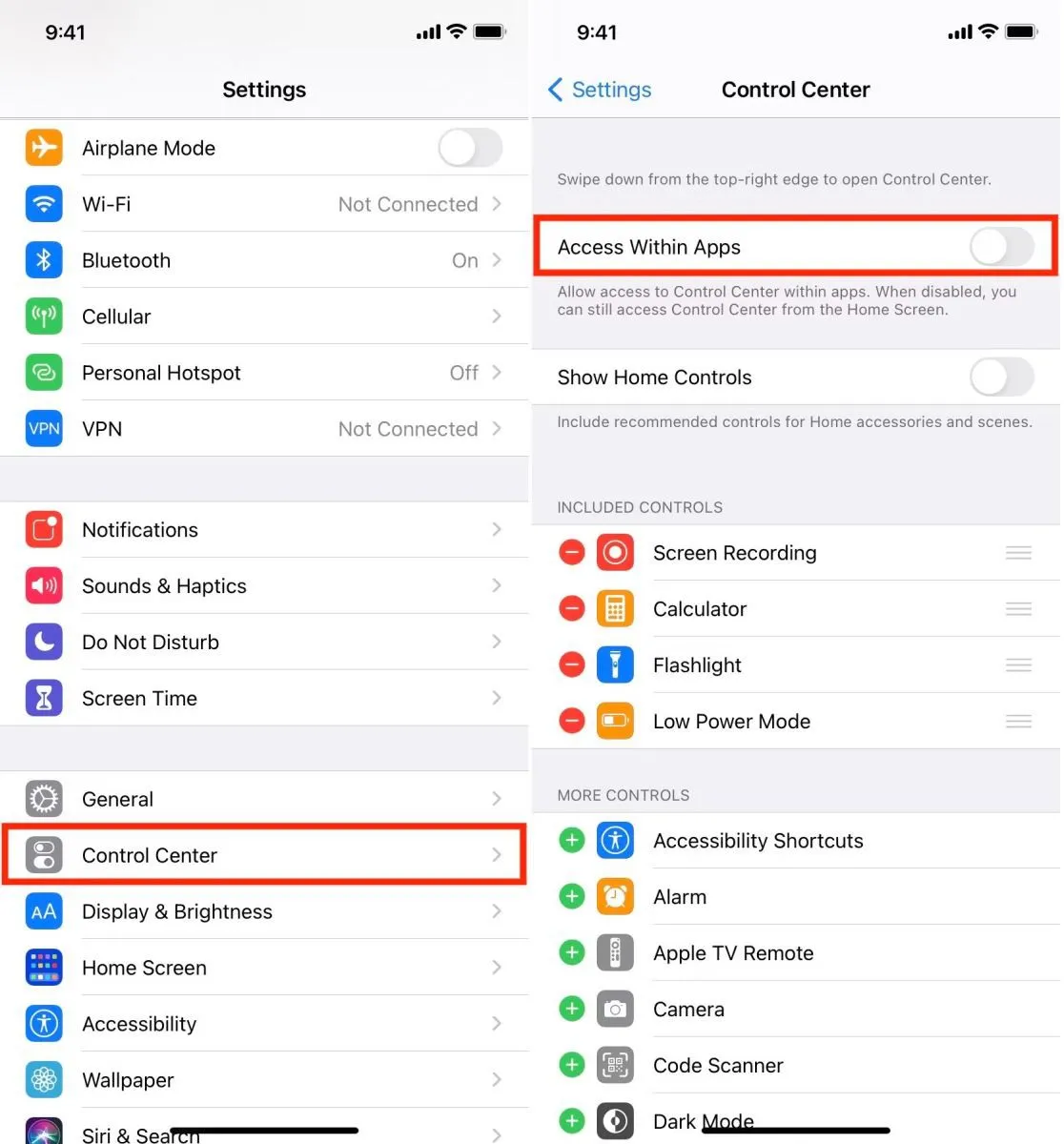 Cách bật trung tâm điều khiển trên iPhone – Hướng dẫn cách bật và tùy chỉnh Control Center cực dễ