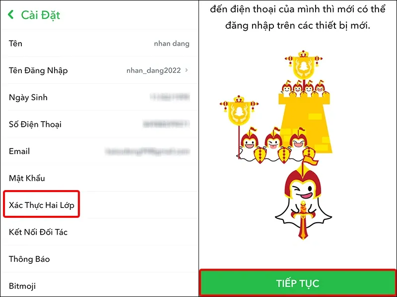 Cách bật xác thực hai lớp trên Snapchat giúp bảo vệ tài khoản của bạn